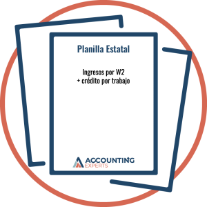 Planilla Estatal - Ingresos por W2 + Crédito por Trabajo
