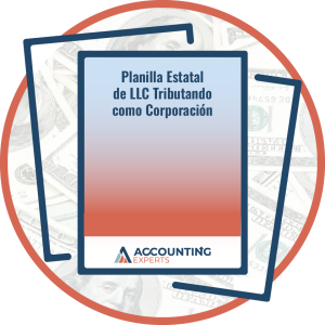 Planilla Estatal para LLC que Tributando como Corporación (Departamento de Hacienda)